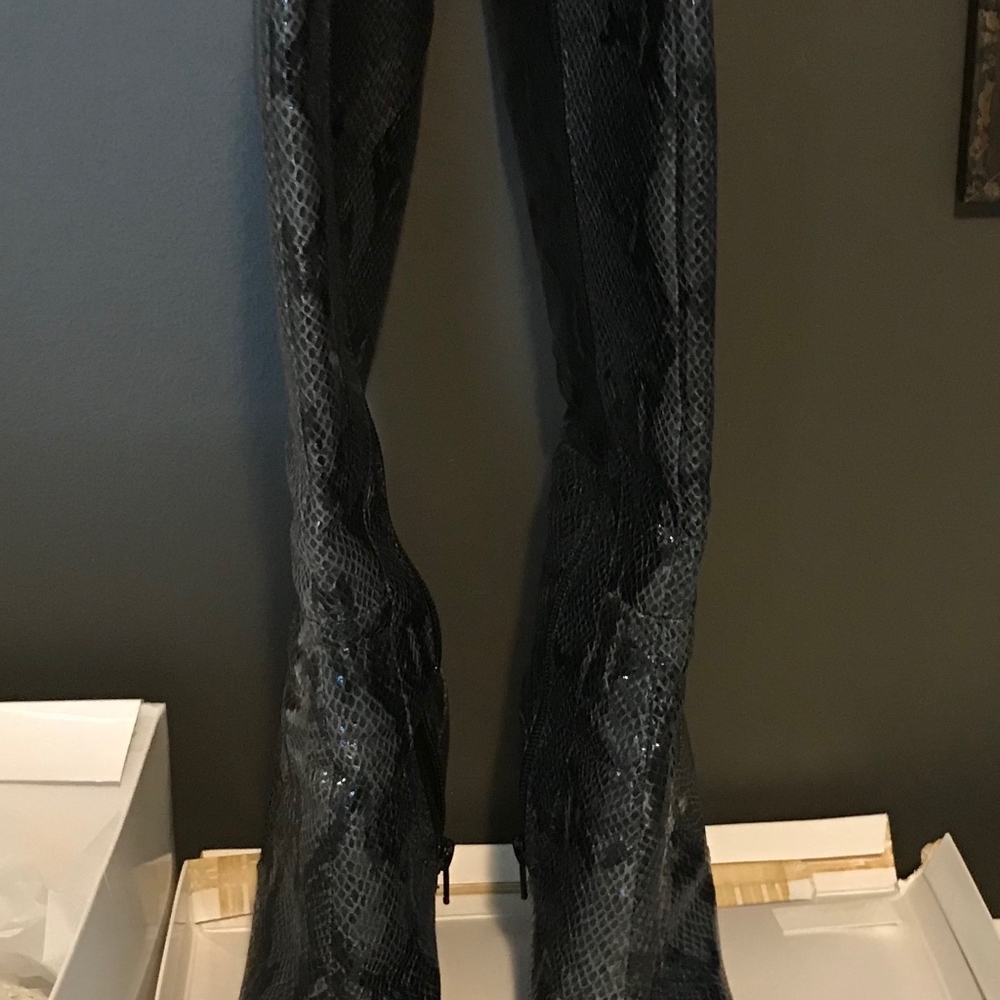 Nine West Snake Print Boots